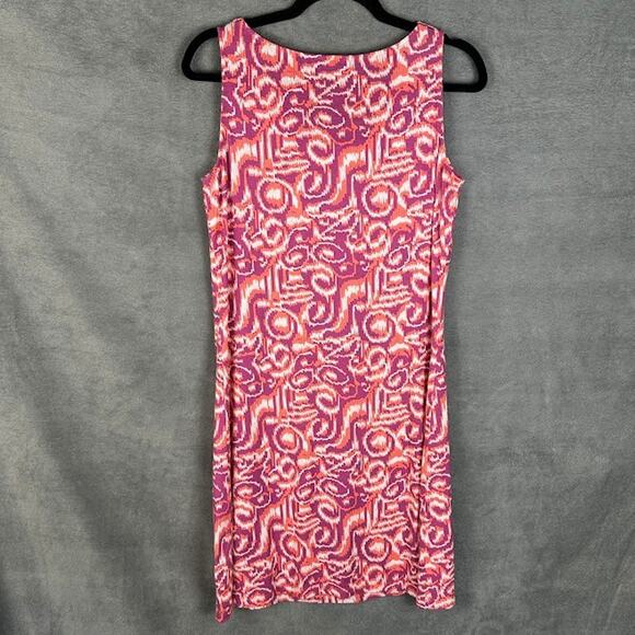 Title Nine Dress Womens Medium Pink Breeze Drape Neck Sleeveless Sporty Outdoor - Picture 5 of 11